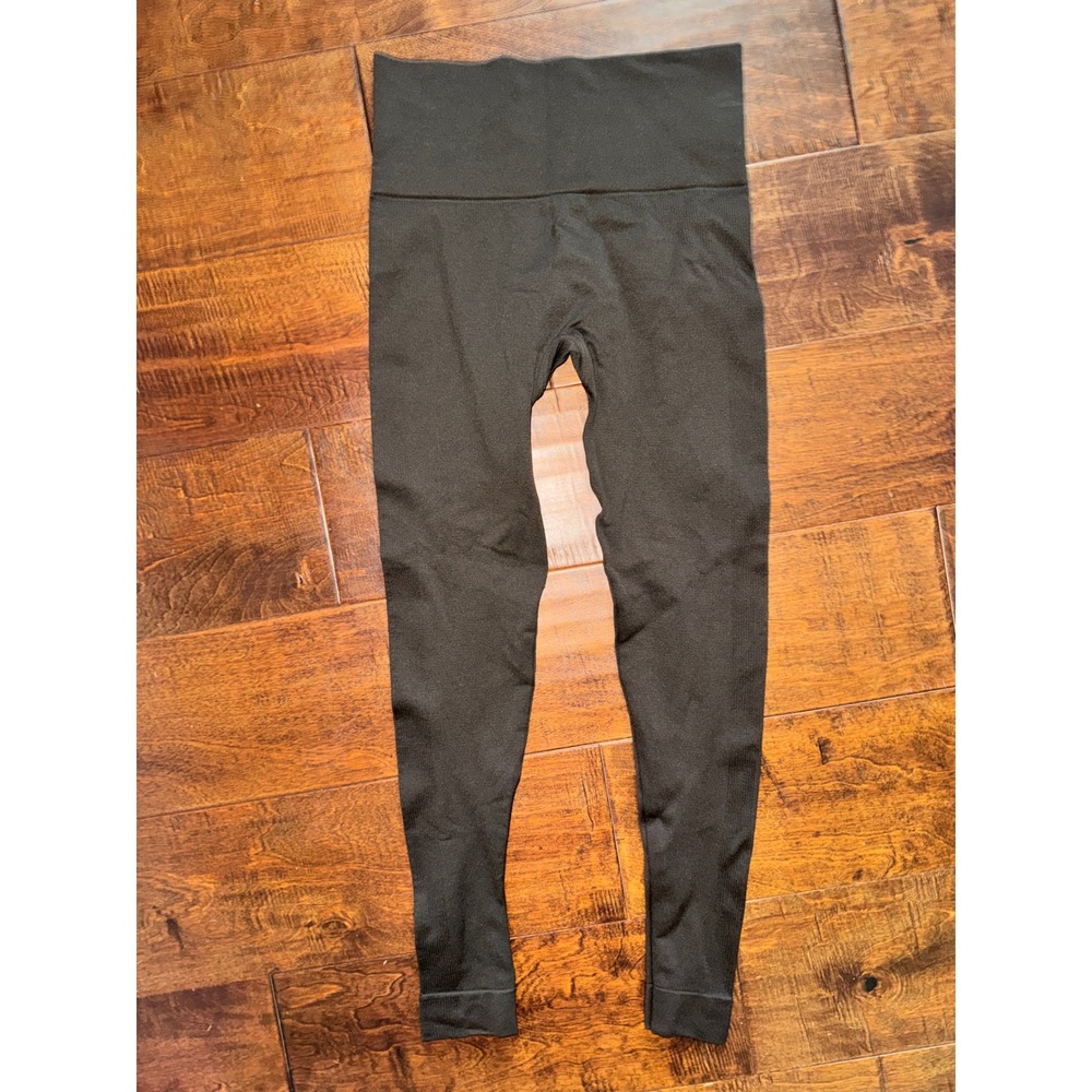 SET ACTIVE Sculptflex Ribbed High Waisted Leggings Espresso Small